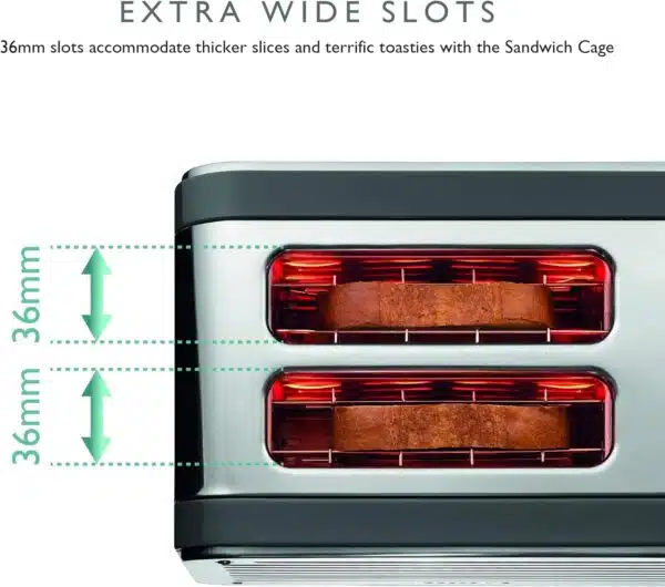 Dualit DA2526 2 Slot Architect Toaster Grey - Image 4