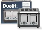 Dualit Da4526 4 Slot Architect Toaster in Grey with Box