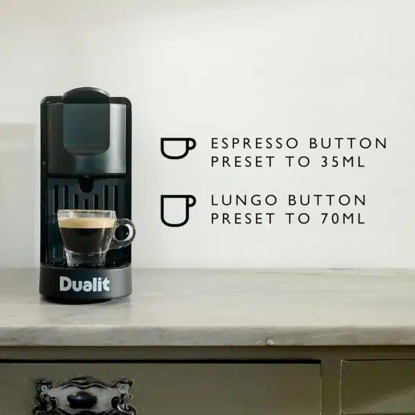 Dualit DA5190 0.8L Coffee Pod Machine Black - Image 9