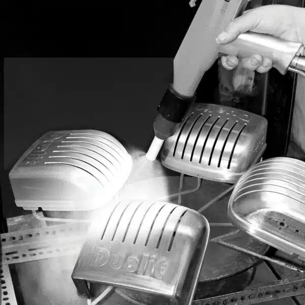 Person using a laser engraver on Dualit DA0144 6 Slice Vario Toasters.