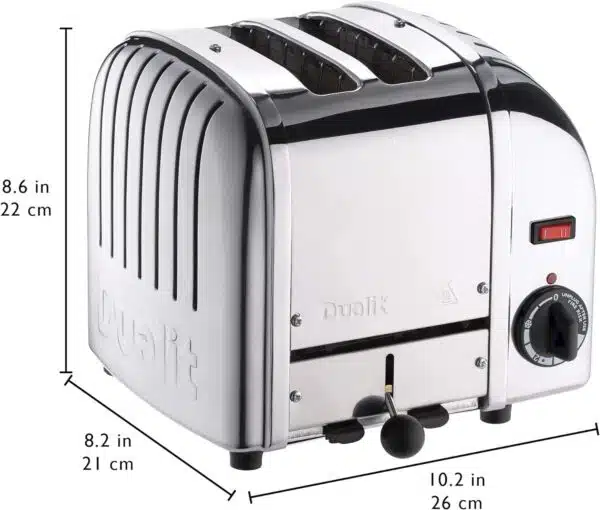 Dualit DA0020 2 Slice Vario Toaster Polished Stainless Steel - Image 5