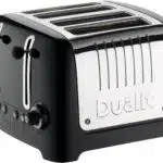 Dualit DA6205 4 Slice Lite Toaster High Gloss Black: Stylish and Efficient