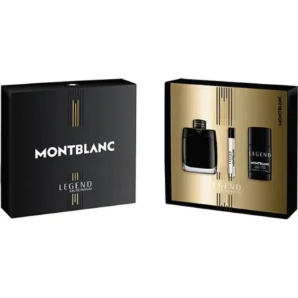 Mont Blanc Legend Eau de Parfum Gift Set 100ml EDP + 75g Deodorant Stick + 7.5ml EDP
