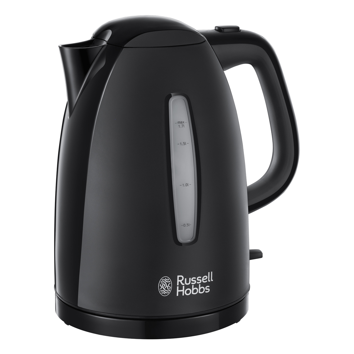 21271_1-1.jpg Russell Hobbs 1.7 Litre Textures Kettle 3000W - Black - Image 1