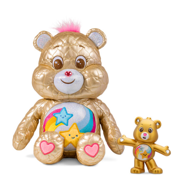 Care Bears CB22335 Dare to Care Gold Quilted 14" Plush Toy (Limited Edition) - Image 3