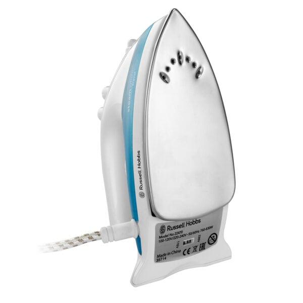 Russell Hobbs RH22470 Steam Glide Travel Iron 760W - White & Blue - Image 2