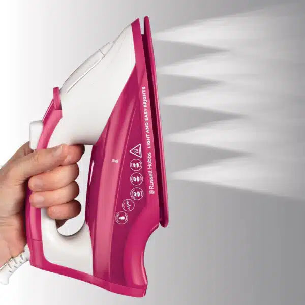 Russell Hobbs RH26480 Light & Easy Brights Steam Iron - Berry - Image 3