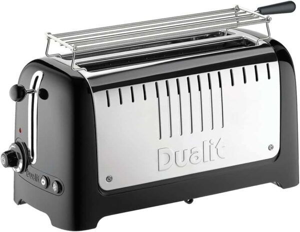 Dualit DA4602 4 Slice 2 Long Slot Toaster Black - Image 2