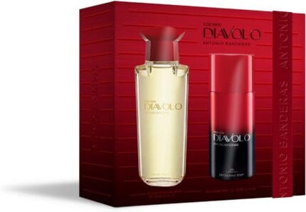 Antonio Banderas Diavolo For Men Gift Set 100ml EDT + 150ml Deodorant Spray