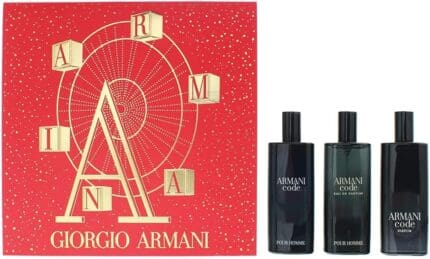 Giorgio Armani Code Gift Set 15ml Code EDT + 15ml Code EDP + 15ml Code Parfum