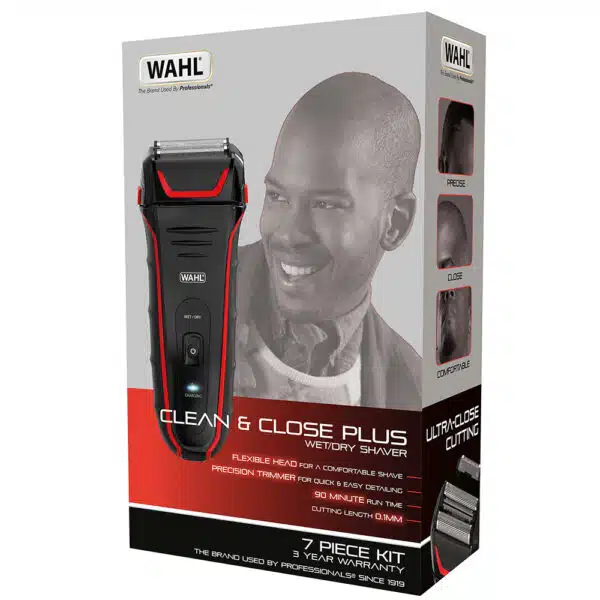 Wahl 7064/017 Clean & Close Plus Wet/Dry Shaver - Image 5