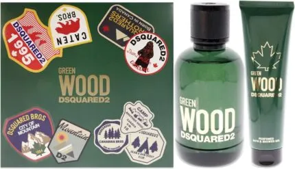 DSquared? Green Wood Gift Set 100ml EDT + 150ml Shower Gel