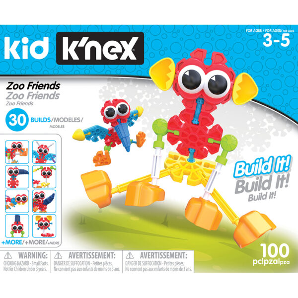K'Nex KN85700 Kid K'Nex Zoo Friends Building Set - Image 4