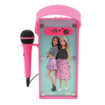 Lexibook BTP180BBZ Barbie Portable Bluetooth Speaker with Lights & Microphone