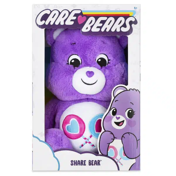 Care Bears CB22063 Medium Plush Toy 14" Toy - Share Bear - Image 4