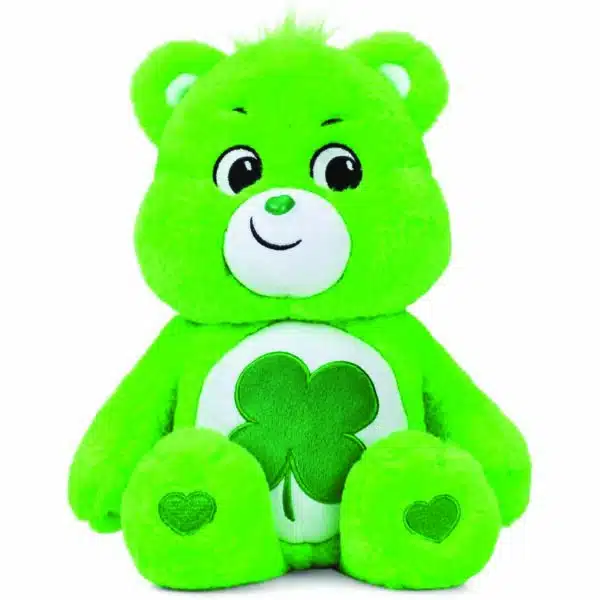 Care Bears CB22064 Medium Plush Toy 14" Toy - Good Luck Bear
