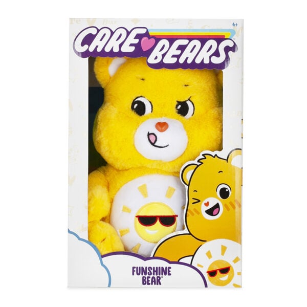 Care Bears CB22087 Medium Plush Toy 14" Toy - Funshine Bear - Image 4