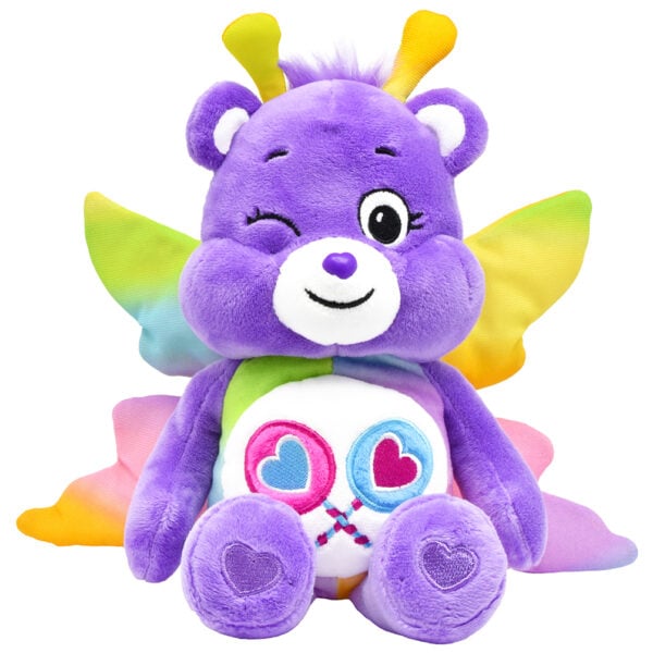 Care Bears CB22324 Bean Plush 9" Toy - Butterfly Share Bear