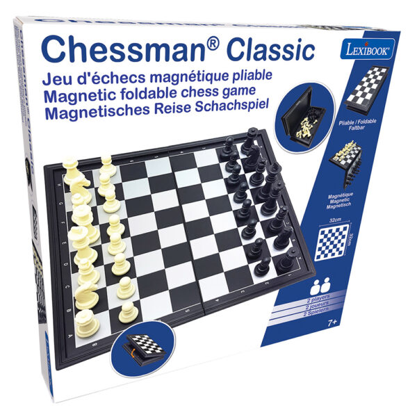 Lexibook CGM320 Chessman Classic Magnetic & Foldable Chess Game - Image 5