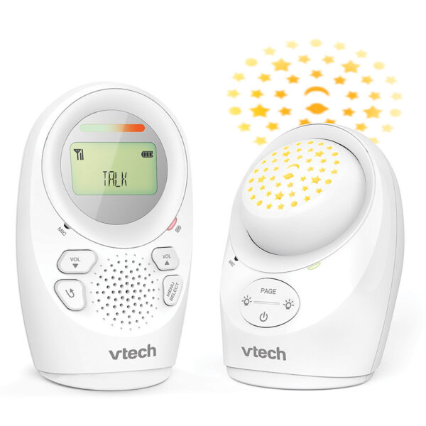 Vtech DM1212 Digital Baby Video Monitor with Glow on Ceiling Projection & Room Temp