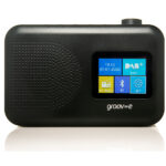 Groov-e GVDR06BK Berlin Portable Colour Screen DAB/FM Radio with Bluetooth - Black