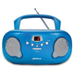 Groov-e GVPS733/BE Original Boombox Portable CD Player with Radio - Blue