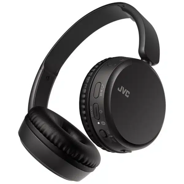 JVC HAS36W/BLACK Deep Bass Wireless Bluetooth On Ear Headphones - Carbon Black - Image 3