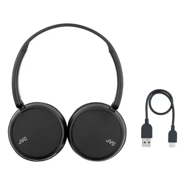 JVC HAS36W/BLACK Deep Bass Wireless Bluetooth On Ear Headphones - Carbon Black - Image 5
