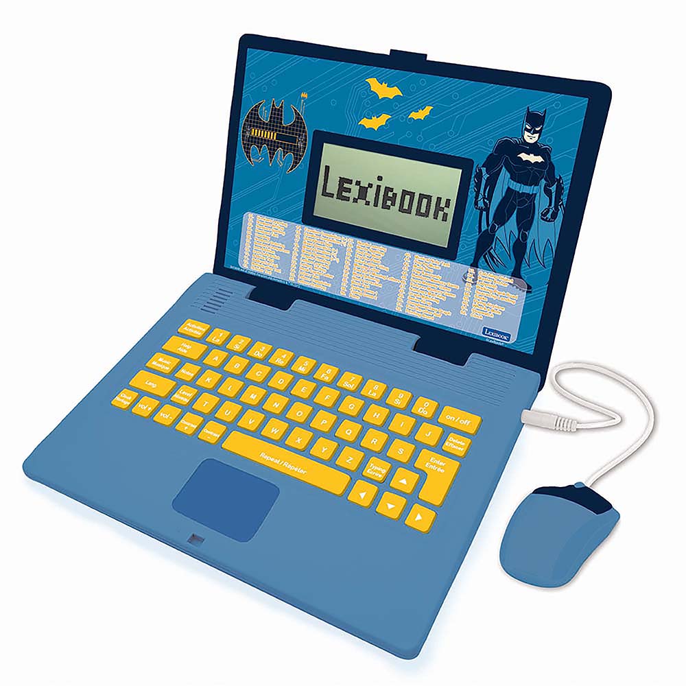 Lexibook Batman Bilingual Educational Laptop with 124 Activites Lexibook JC598BATI1 Batman Bilingual Educational Laptop with 124 Activites - Image 1