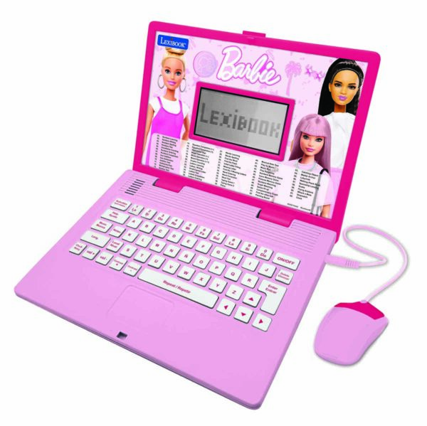Lexibook JC598BBI2 Barbie Bilingual Educational Laptop with 124 Activites