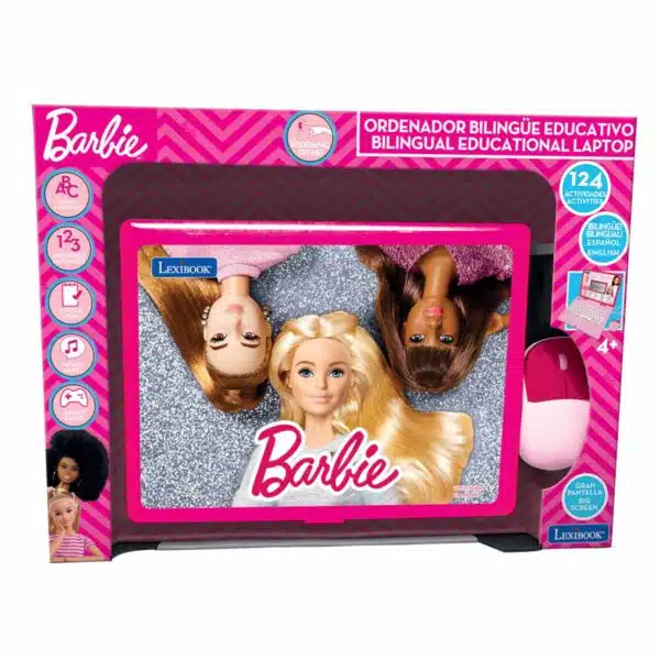 Lexibook JC598BBI2 Barbie Bilingual Educational Laptop with 124 Activites - Image 4