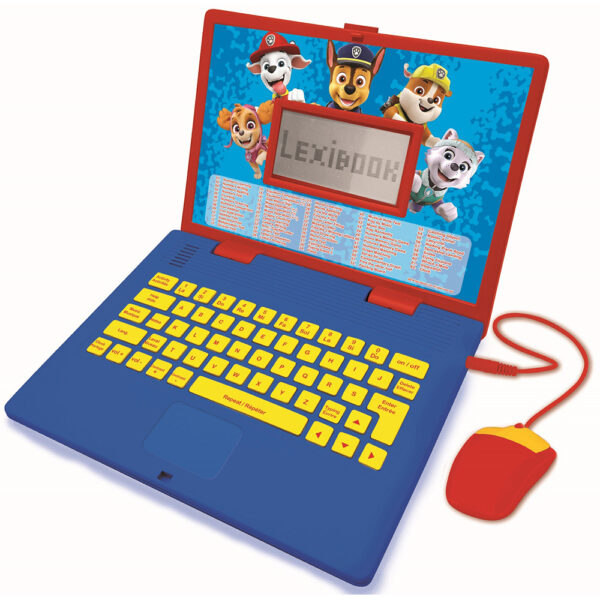 Lexibook JC598PAI1 Paw Patrol Bilingual Educational Laptop with 124 Activites
