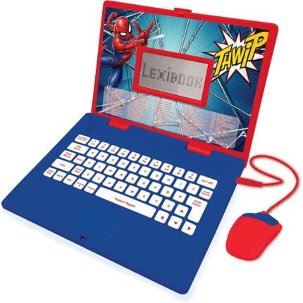 Lexibook JC598SPI2 Spider-Man Bilingual Educational Laptop with 124 Activites
