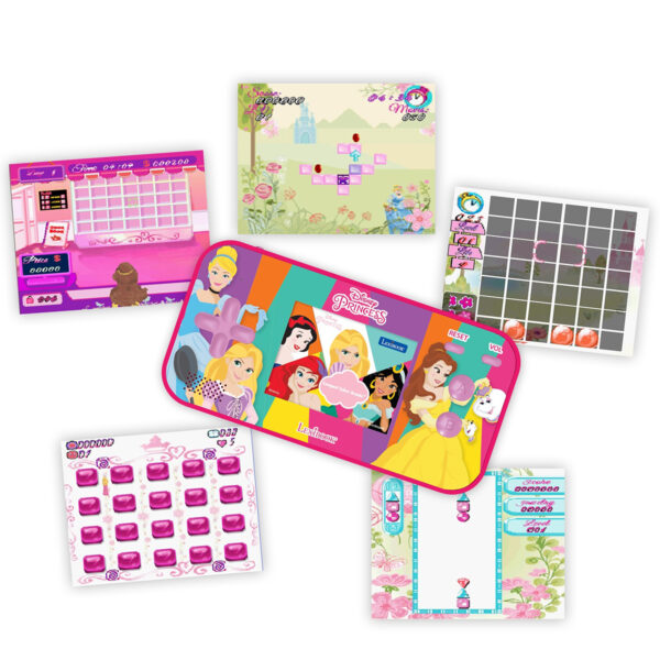 Lexibook JL2367DP Disney Princess Handheld Console Compact Cyber Arcade 150 Games - Image 3