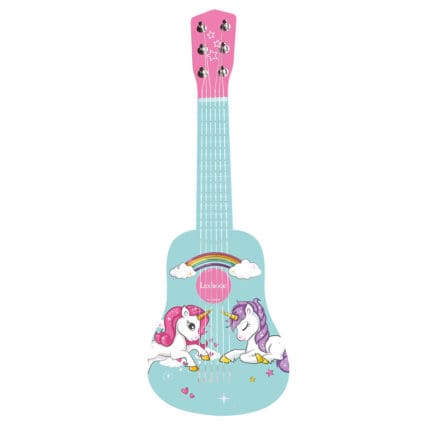 Lexibook K205UNI Unicorn My First Wood Guitar