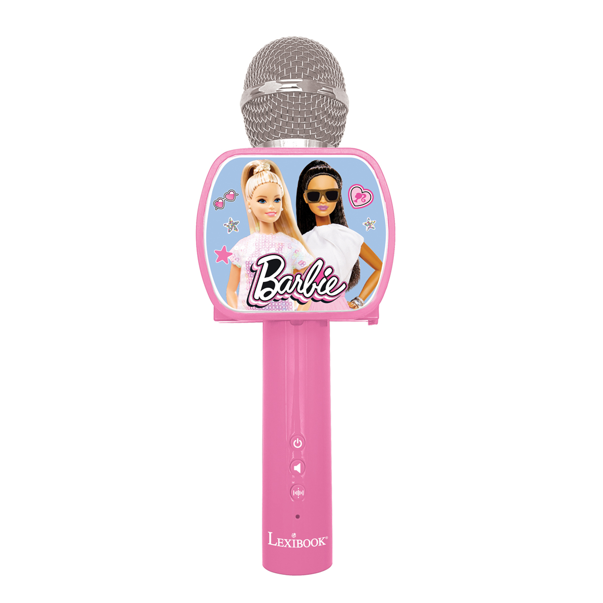 MIC240BB_1-1.jpg Lexibook MIC240BB Barbie Wireless Karaoke Microphone with Bluetooth - Image 1