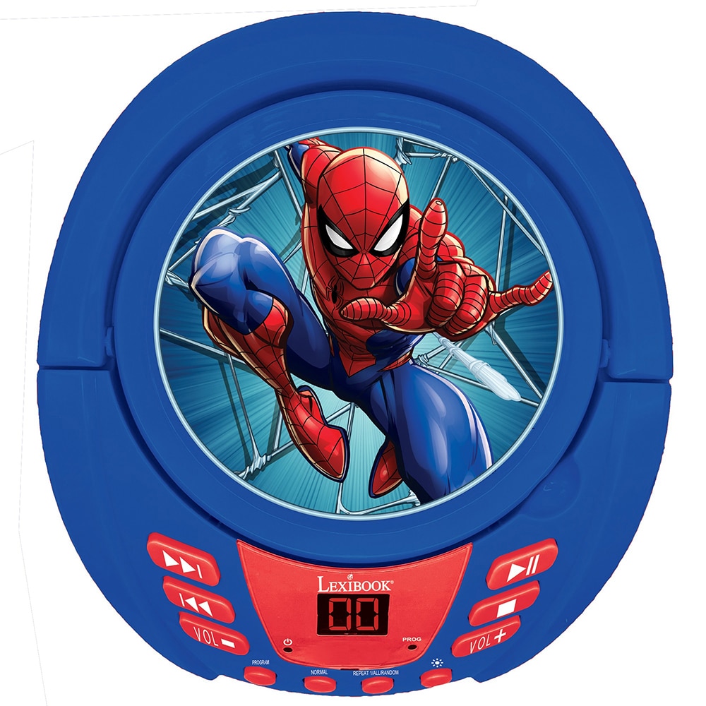 Spider Boo Box Marvel Spider-Man Boombox CD Player with Bluetooth – Lexibook RCD109SP ...