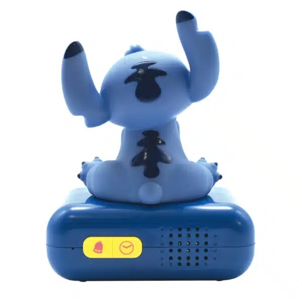Lexibook RL800D 3D Disney Stitch Childrens Clock with Night Light - Image 2