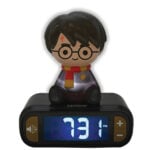 Lexibook RL800HP 3D Harry Potter Childrens Clock with Night Light