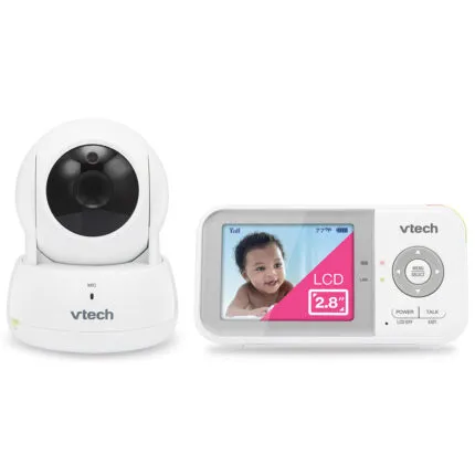 Vtech VHVM923 Digital 2.8in Baby Video Monitor with Remote Pan Tilt