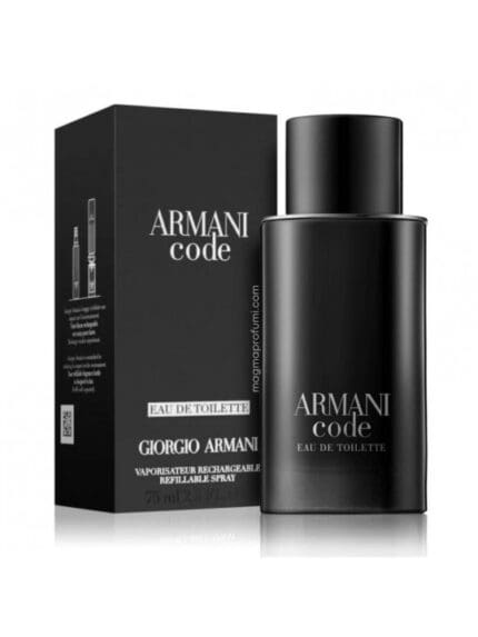 Giorgio Armani Armani Code Eau de Toilette 75ml Refillable Spray