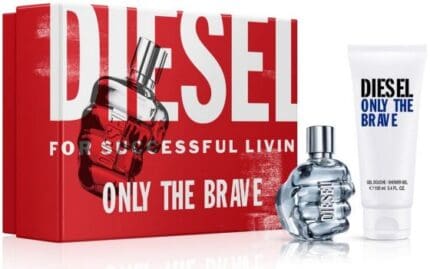 Diesel Only The Brave Gift Set 50ml EDT + 100ml Shower Gel