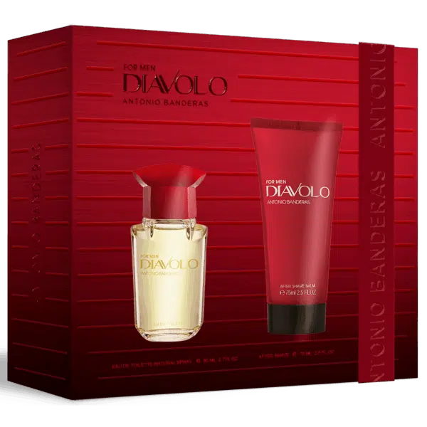 Antonio Banderas Diavolo For Men Gift Set 50ml EDT + 75ml Aftershave Balm