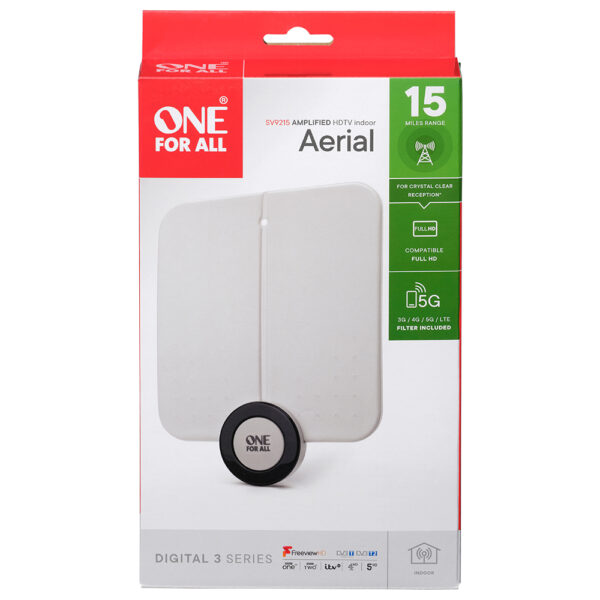 One For All SV9215 Indoor Digital Aerial Ultra Flat with 4G Filter - Image 5