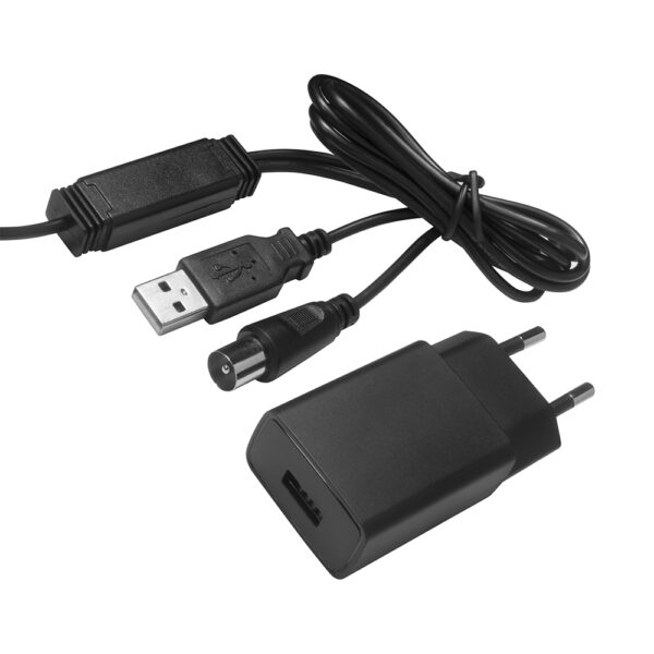 One For All SV9482 Amplified Indoor TV Aerial with Signal Level Indicator & Fabric Design - Image 4