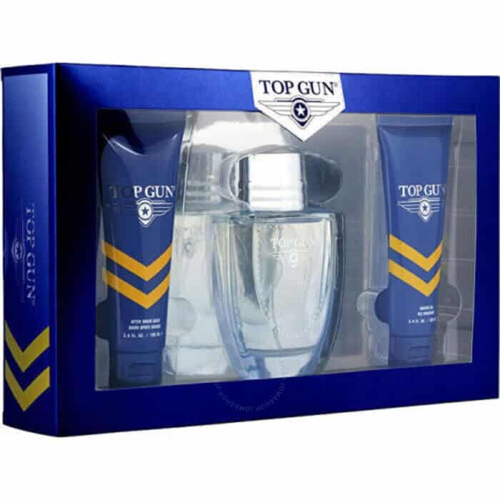 Top Gun Rivet Gift Set 100ml EDT + 100ml Shower Gel + 100ml Aftershave Balm