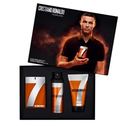 Cristiano Ronaldo CR7 Fearless Gift Set 100ml EDT + 150ml Shower Gel + 150ml Body Spray