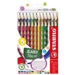 Stabilo 331/24 Ergonomic Colouring Pencil Easycolors Left-Handed Pack Of 24