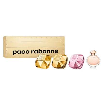 Paco Rabanne Miniatures Gift Set 5ml Lady Million EDP + 5ml Lady Million Empire EDP + 5ml Lady Million Fabulous EDP + 6ml Olympea EDP