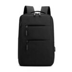 Groov-e GVPC12BK Laptop Backpack with 5 Compartments & USB Port - Black